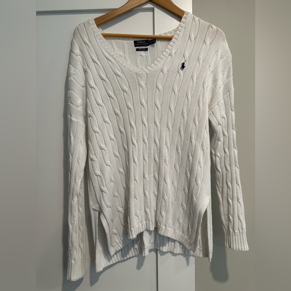 Womens Ralph Lauren Cable sweater